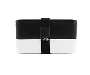 YOKO DESIGN - LUNCH BOX 2 ETAGES COLORIS NOIR 1200 ml