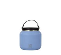 YOKO DESIGN - LUNCH BOX en acier inox de 700 ml coloris BLEU avec poignée noire souple