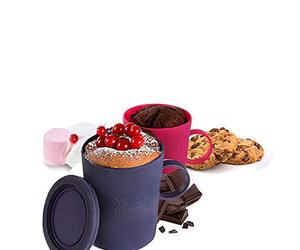 Yoko Design - Moule à Mug Cake X 2 Fuchsia/Prune