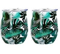 YOKO DESIGN - Mug isothermes 250 ML Equador (Lot de 2)