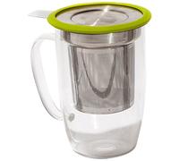 YOKO DESIGN - MUG TASTEA 450 ML VERT AVEC FILTRE AMOVIBLE INOX