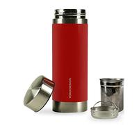 YOKO DESIGN - THEIERE Isotherme LIBERTEA 350 ML Rouge ET INOX