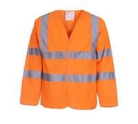 Yoko Veste de yk007/hvj200 Haute visibilité Gilet à Manches Longues Petit Orange