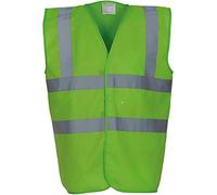 YOKO - Gilet de sécurité - chasuble - HVW100 - mixte homme/femme (3XL, Vert lime)