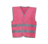 YOKO - Gilet de sécurité haute visibilité - Enfant (L) (Rose fluo)