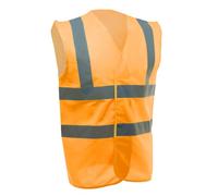 YOKO - Gilet de sécurité haute visibilité - Mixte (S) (Orange)