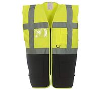 Yoko - Gilet de sécurité haute visibilité - Unisexe (L) (Jaune/Noir)
