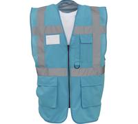 YOKO Gilet de travail RETRO multipoches sapphire Bleu royal