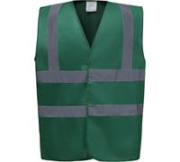 Yoko Gilet de travail rétro Homme Vert XXL