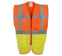 Yoko Veste de yk002/hvw801 Executive multifonction haute visibilité Gilet sans manches pour femme XXL Orange/jaune