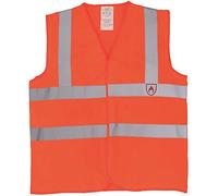 YOKO - Gilet sans Manche Haute visibilité à Agent Ignifuge (L) (Orange)