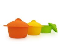 Yoko Lot de 6 Mini cocottes en Silicone
