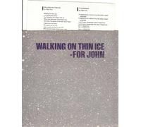Yoko Ono - Yoko Ono Walking On Thin Ice - For John UK 45 7" single +Picture Sleeve