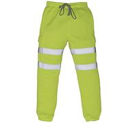 YOKO - Pantalon de Sport Haute visibilité - Homme (S) (Jaune)