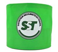 YOKO PATOUTATIS - Brassard sécurité vert secouriste logo sst (L/XL)