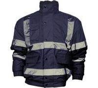 Yoko - Veste bomber haute visibilité - Homme (2XL) (Noir) - UTBC1248 Noir G