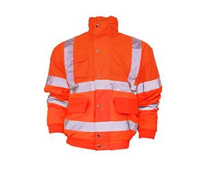 YOKO - Veste bomber haute visibilité - Homme (5XL) (Orange haute visibilité)