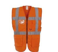 Yoko Veste de yk002/hvw801 Executive multifonction haute visibilité Gilet sans manches pour femme petit Orange