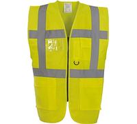 Yoko Veste de yk002/hvw801 Executive multifonction haute visibilité Gilet sans manches pour femme petit jaune
