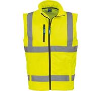 Yoko Veste de yk050/hv006 en Tissu Softshell Haute visibilité Gilet sans Manches pour Homme XL Jaune