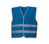 YOKO Veste de yk102/hvw102ch Bordure réfléchissante Haute visibilité Gilet sans Manches pour Femme Large Bleu Marine