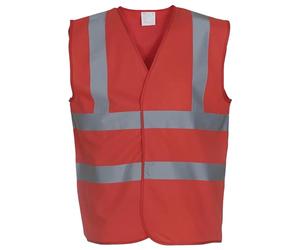 YOKO Yk001/Hvw100 Gilet Haute visibilité à 2 Bandes et Bretelles Homme