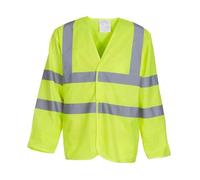 Yoko Yk007/Hvj200 Gilet Haute visibilité à Manches Longues pour Homme