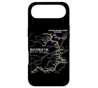 Yokohama City Japan Train Line Railway - Carte de l'itinéraire Souvenir Coque pour iPhone Air