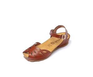 Yokono Sandale Compensée Monaco-003 Marron