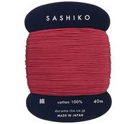 Yokota Daruma Sashiko Fil à broder Simple et Multicolore (Garance, Fin 40m Carte)