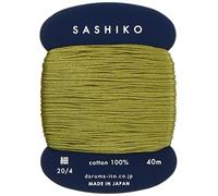 Yokota Daruma Sashiko Fil simple et panaché Couleur (Warbler, carte fine 40 m)