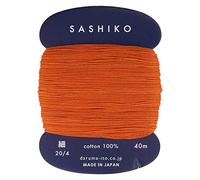 Yokota Sashiko Diluant pour broderie et matelassage japonais Orange carotte 40 m