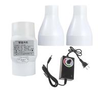 Yokqexz Ventilateur De Conduit De 2 Pouces, 6W, Vitesse Réglable, Ventilateur D'extraction en Ligne Étanche Et Silencieux for sous-Sol, Salle De Bain, Tente De Culture(50 mm to 32 mm,Speed Governor)