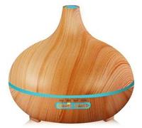 YOKULI - Humidificateur/Diffuseur Huiles Essentielles 300ml LED - Marron Clair G