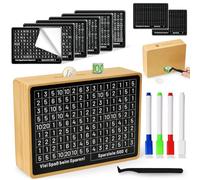 Yokuni Tirelire en Bois, Tirelire Japonaise Réutilisable avec Marqueur, Money Box 500€ 1,000€ 2,000€ 3,000€ 5,000€ 10,000€