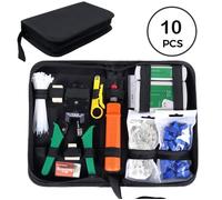 YOL de Network Réseau Câble Kits d’Outils de Réparation d’Ordinateur Net Professionnel Maintenance de Testeur de Câble LAN 10 en 1