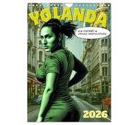 Yolanda, un portrait dans de nombreux styles graphiques, Version française (Calendrier mural 2026 DIN A4 portrait), Calendrier CALVENDO mensuel