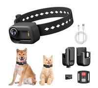 Yolansin Caméra 4K pour collier de chat avec carte SD de 64 Go, mini caméra pour enregistrement vidéo pour chats et chiens en plein air