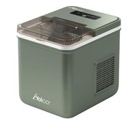 Yolco ICM1 Pistachio Machine à glaçons compacte, 10 kg en 24 heures, machine à glaçons 12-24 V pour camping-car