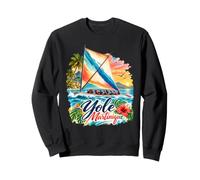Yole Ronde Martinique 972 Tradition Voile Créole Souvenir Sweatshirt