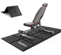 YOLEO Banc de Musculation Pliable Multifonction 300 kg avec Dossier | Appui-tête Élargis, Banc d'Entraînement Abdominal avec Dossier Réglable en 10 Positions