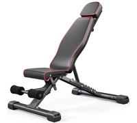 YOLEO Banc de Musculation Réglable, Banc Allongé de Fitness Inclinable Pliable, Multifonction Entrainement Complet du Corps Fitness MAX.400KG (AMELIORE)
