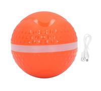 YolieraArt Balle pour chien, jouet électrique interactif à roulement, balle rebondissante automatique pour chiens, coque en TPU résistante à la mastication, batterie rechargeable, soulagement de