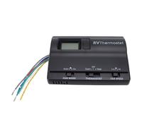 YolieraArt Black RV Digital Thermostat, Replacement for T Stat Heating Cooling, Compatible with 83303862 8330 336 8330 337, 98℉ to 33℉, Double Sided ABS