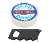 YolieraArt Cire pour planche de surf, cire à eau chaude, cire à eau froide, cire à eau froide, cire à eau réduite, livrée avec un peigne de cire, cire de paraffine antidérapante, planche à roulettes