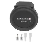 YolieraArt Compteur horaire mécanique à quartz, minuteur moteur rond 6 80 V AC DC, boîtier PC, pour générateurs, pelleteuses, équipements marins et industriels