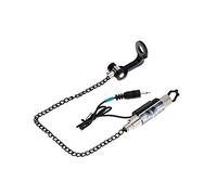 YolieraArt COONOR Détecteur de touche de pêche en fer - Indicateur lumineux LED, clip réglable, prise de 2,5 mm pour toutes les alarmes, 4 couleurs de lumière, idéal pour les amateurs de pêche (vert