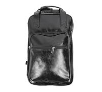YolieraArt Drum Sticks Bag, Thickened Multifunctional PU Leather Drumstick Storage Case, Portable Backpack for Drummers & Percussionists Black (Black)