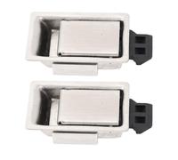 Yolieraart en acier inoxydable Flush Mount Paddle Latch, 1 paire Boîte à outils verrouillage avec traction, pour le panneau d'armoire de camion de remorque de bateau RV