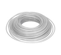 YolieraArt Fil de débroussailleuse rond 3 mm x 30 m en fil d'acier - Accessoire flexible pour tondeuse à gazon de jardin - Cordon durable pour l'entretien de la pelouse - Compatible avec la plupart